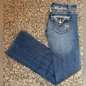 Miss Me camo bling bootcut jeans